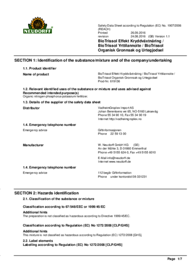BioTrissol Effekt Kryddväxtnäring