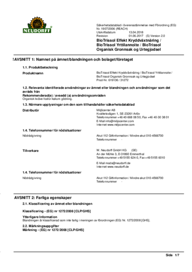 BioTrissol Effekt Kryddväxtnäring